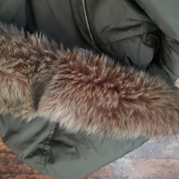 Old Navy Hooded Frost-Free Long-Line Puffer Jacket for women small - Picture 2 of 4